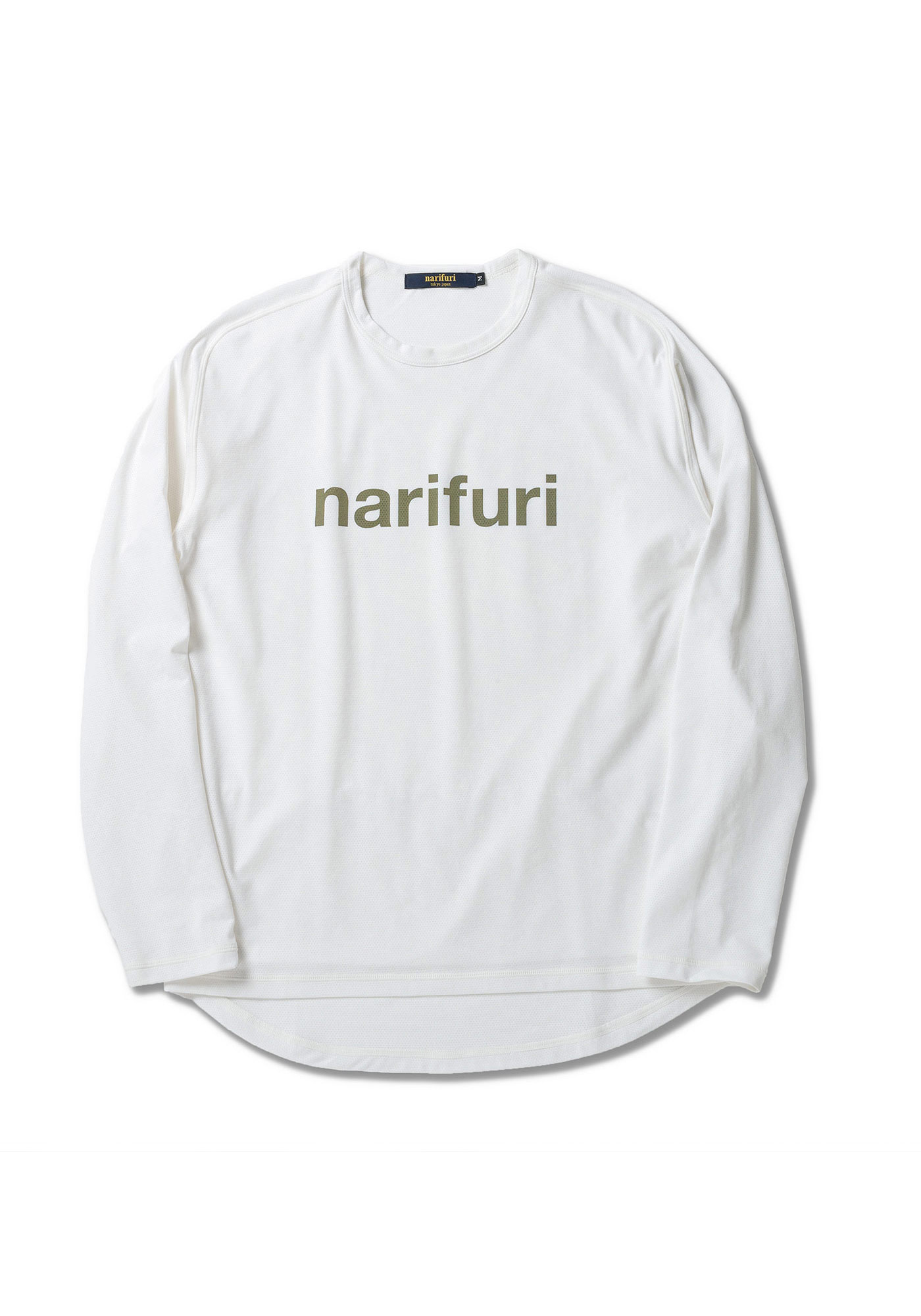 アクティブメッシュバックポケットロングTシャツ｜narifuri