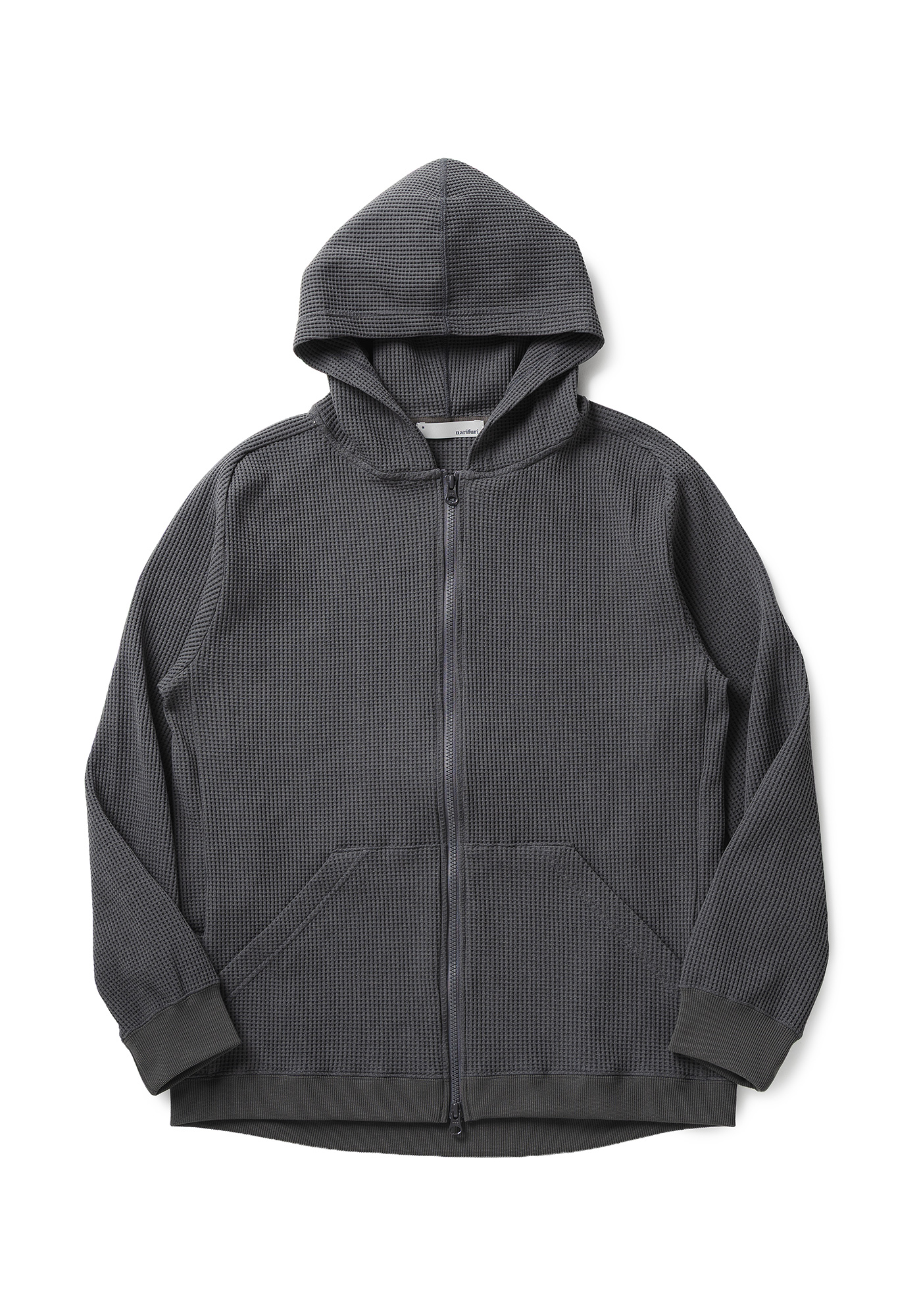 マルチワッフルジップパーカー