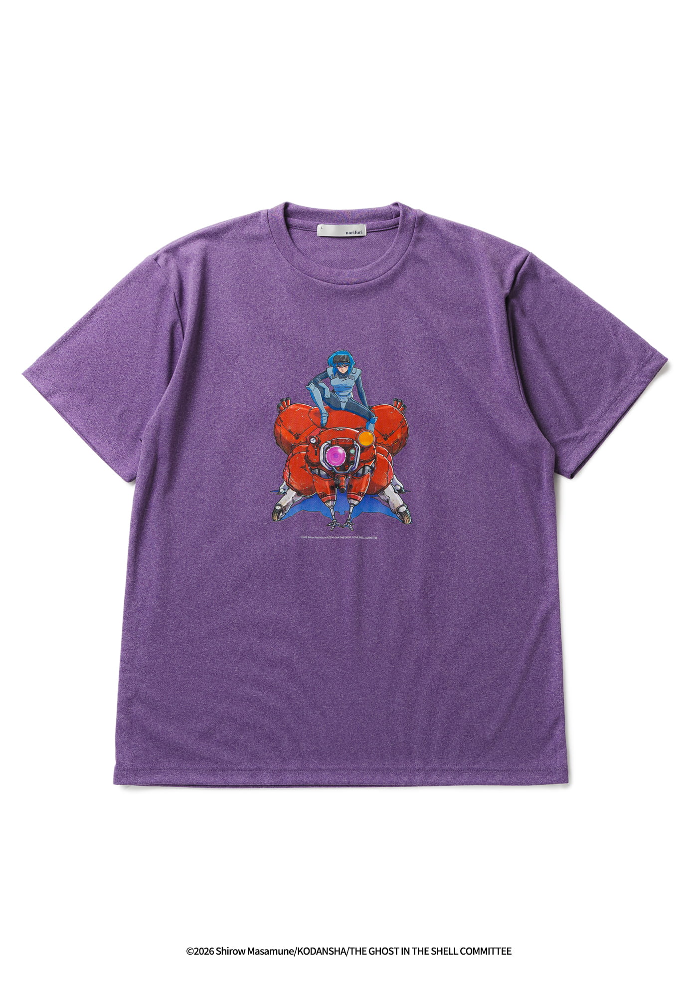 narifuri × 攻殻機動隊 THE GHOST IN THE SHELL ドライTシャツ