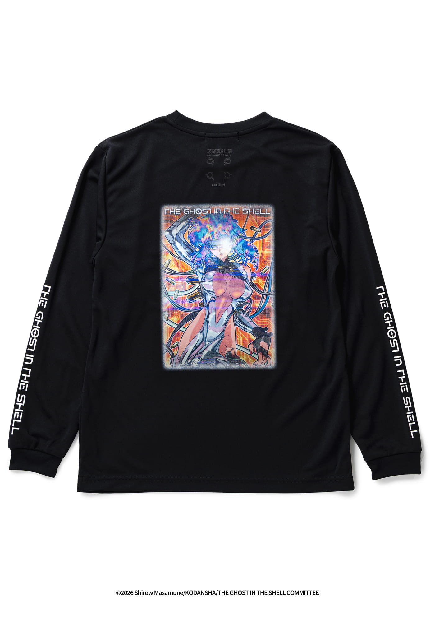 narifuri × 攻殻機動隊 THE GHOST IN THE SHELL ドライロングTシャツ